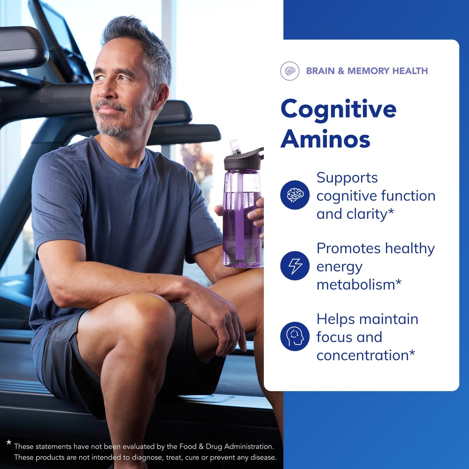 Pure Encapsulations Cognitive Aminos, capsule et dosage facilitant une routine quotidienne.