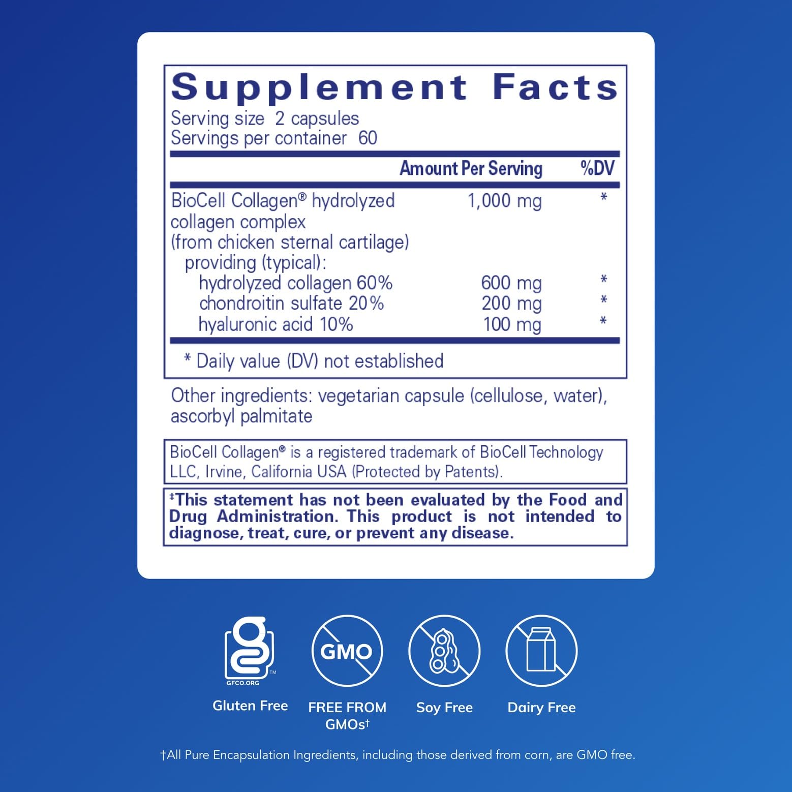 Pure Encapsulations Collagen JS - Capsules: format pratique pour usage quotidien.