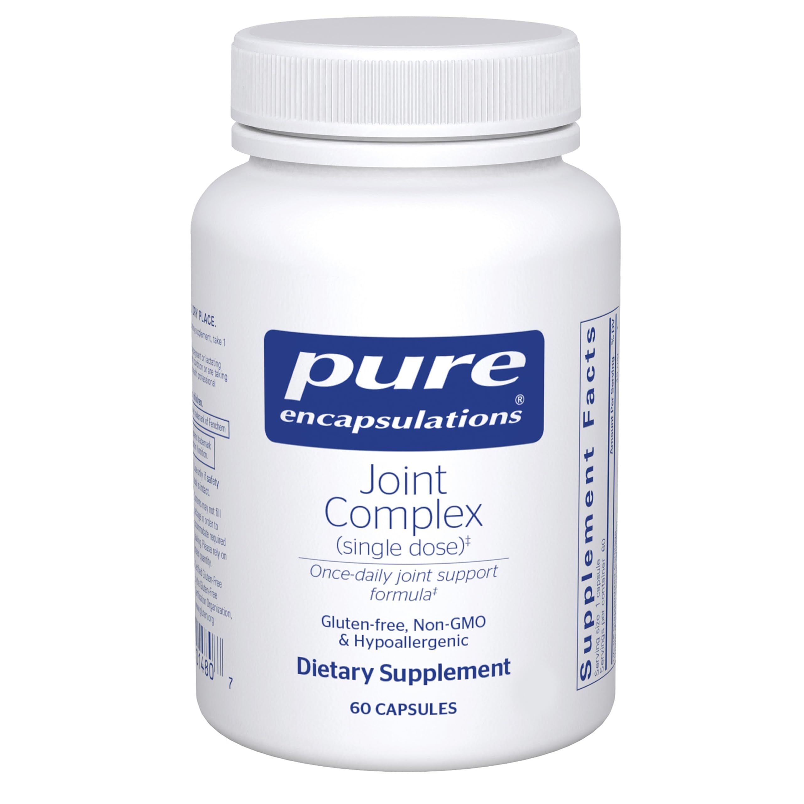 Pure Encapsulations Complexe articulaire, vue boîte, soutien potentiel du confort articulaire au quotidien.