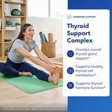 Pure Encapsulations Complexe thyroïdien — ingrédients clés tels que iode, l-tyrosine et ashwagandha.