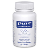Pure Encapsulations CoQ10 30 mg — boîte de 120 gélules, énergie potentielle.