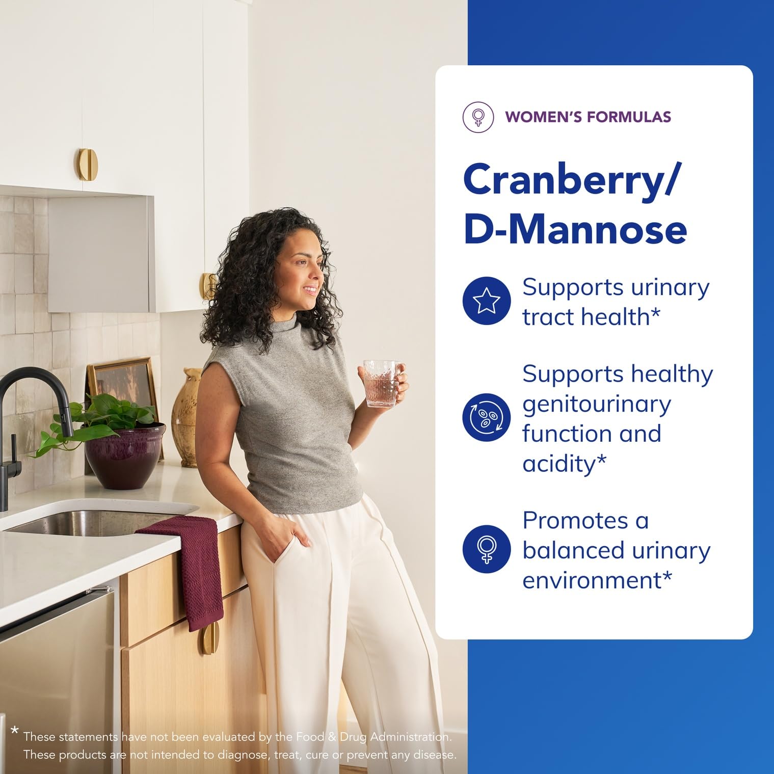 Étiquette Pure Encapsulations Cranberry D-Mannose avec détails d'ingrédients.