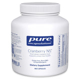 Pure Encapsulations Cranberry NS — bouteille visible, soutien potentiel de la santé urinaire.