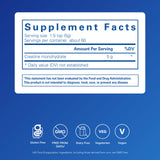 Pure Encapsulations Creatine : dose-cuillere pour une mesure précise avant l'effort