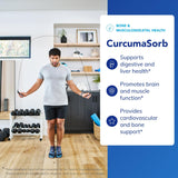 Pure Encapsulations Curcumasorb meriva-phytosome: absorption améliorée pour une mobilité potentielle.