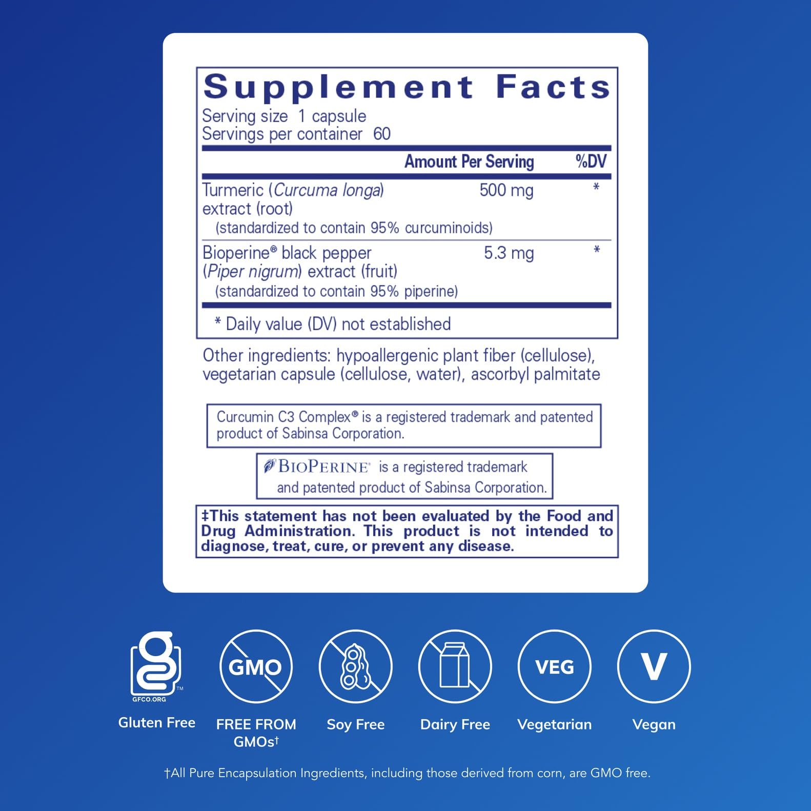 Curcumin 500 avec Bioperine – gélules faciles à intégrer dans votre routine.