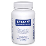 Pure Encapsulations Curcumin — bouteille sur fond blanc, soutien potentiel pour articulations et bien-être quotidien.