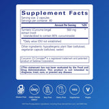 Étiquette Pure Encapsulations Curcumin sans additifs pour un choix clair et sûr.