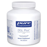 Pure Encapsulations DGL Plus - bouteille pratique pour soutenir le confort digestif au quotidien.