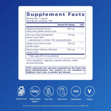 Étiquette Pure Encapsulations DGL Plus avec ingrédients et usages indiqués.