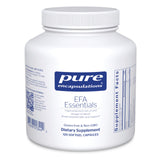Pure Encapsulations EFA Essentials : bouteille de gélules soutenant l'hydratation oculaire potentielle.
