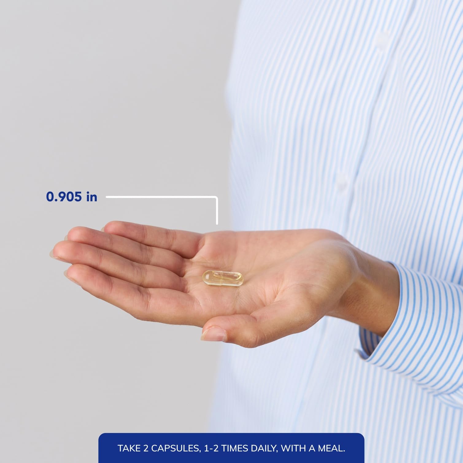 Dispositif de dosage facile des capsules Pure Encapsulations EPA/DHA pour une routine pratique.