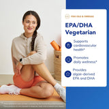 Étiquette claire Pure Encapsulations EPA/DHA, traçabilité et pureté visibles.