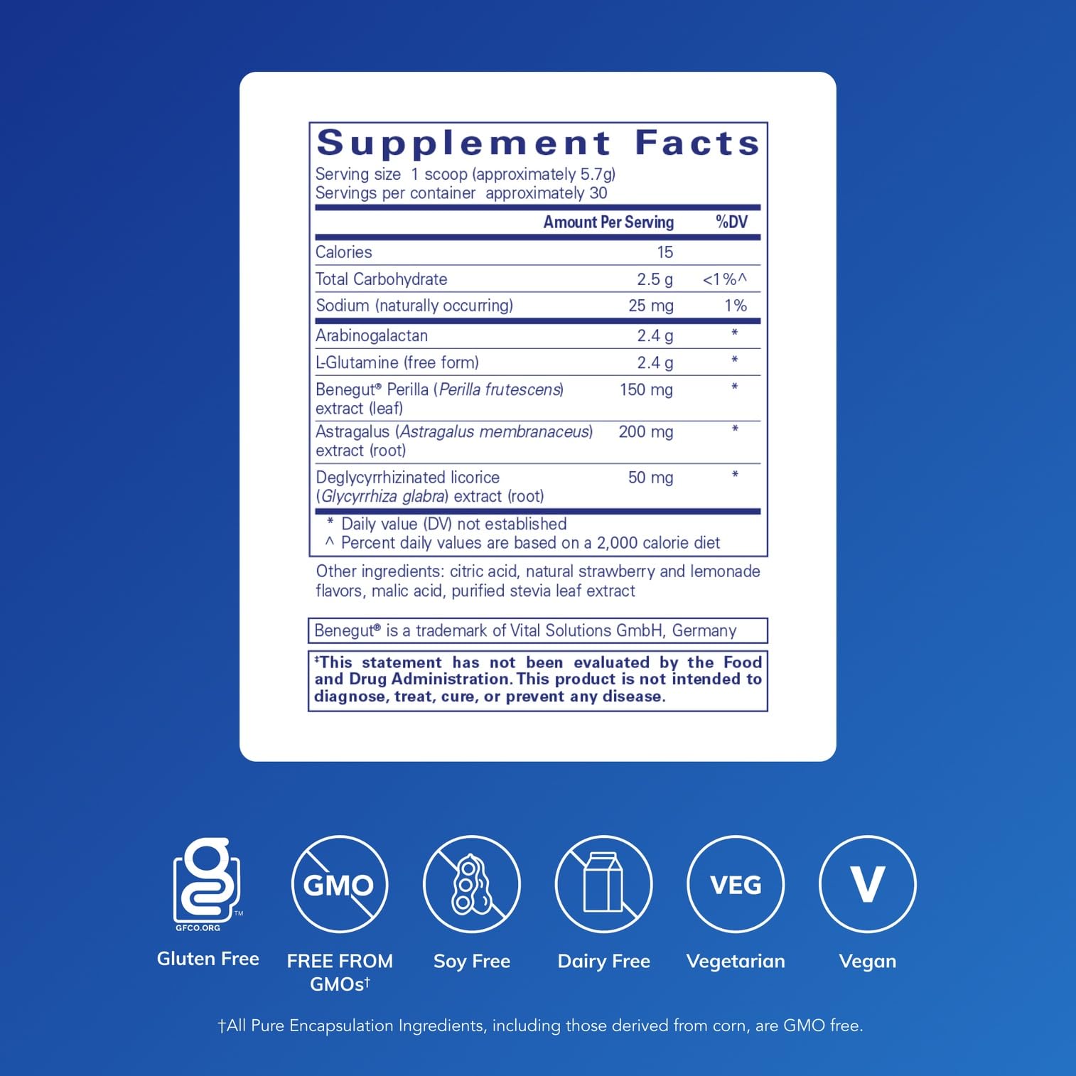 Doseur inclus avec Pure Encapsulations Epi-Integrity, prise pratique au quotidien