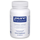 Pure Encapsulations Extrait Coriolus en bouteille, soutien potentiel à la fonction immunitaire au quotidien.