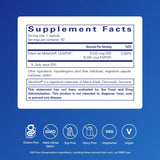 Gélules Folate 5,000 de Pure Encapsulations, faciles à avaler et adaptées à une routine équilibrée