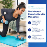 Pure Encapsulations Glucosamine-Chondroïtine manganèse - gelules faciles à avaler pour mobilité quotidienne.