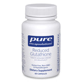 Pure Encapsulations Glutathion Réduit — détail de la bouteille et qualité garantie.