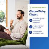 Pure Encapsulations Gluten/Dairy Digest: close-up des gélules, peut favoriser un confort gastro-intestinal.