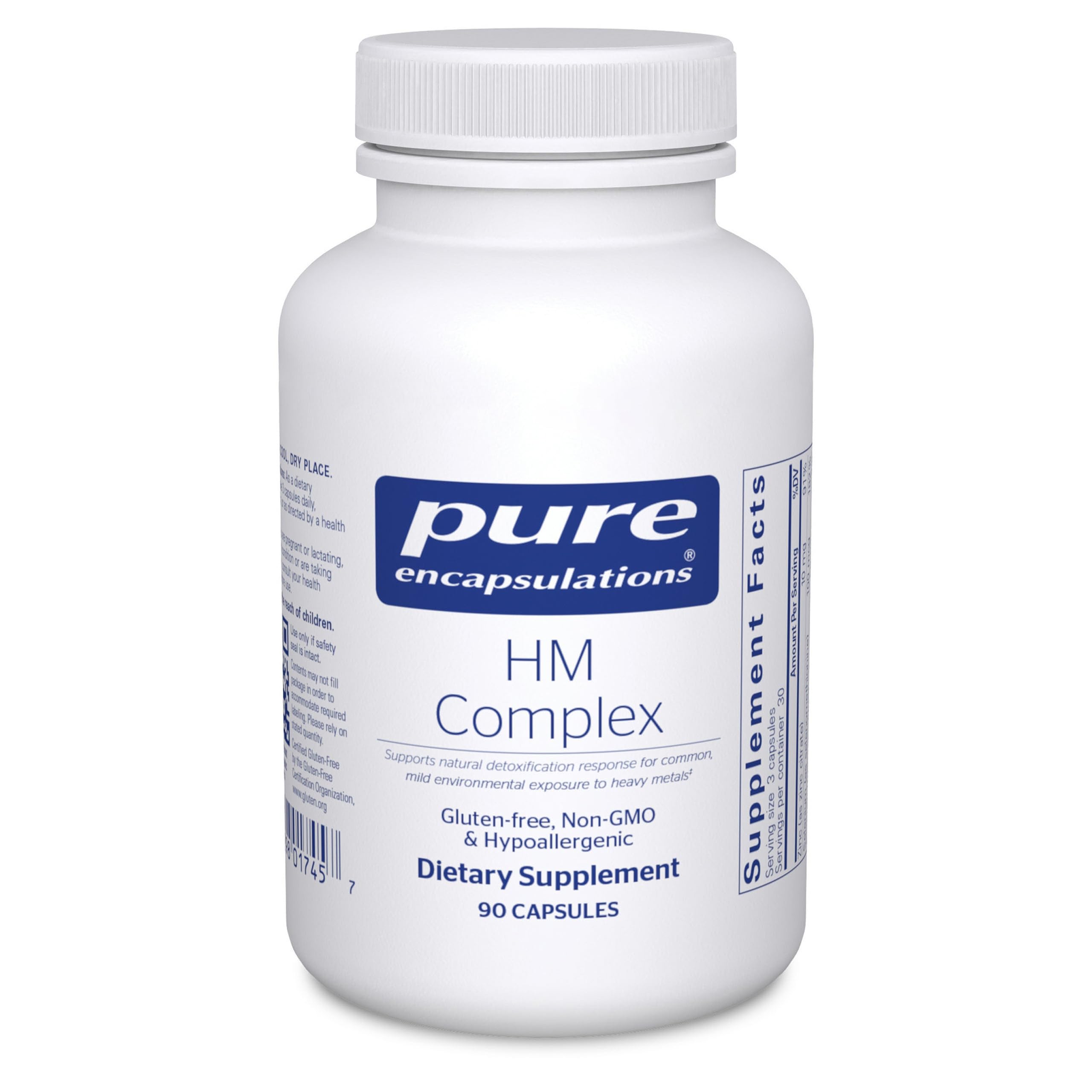 Pure Encapsulations HM Complex – bouteille de capsules, soutien quotidien possible