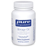 Pure Encapsulations huile de bourrache bouteille versement pour dosage précis
