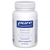 Pure Encapsulations Immunité Équilibre — bouteille montrant le protocole immunitaire potentiel.