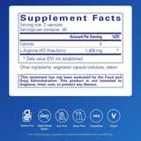 Pure Encapsulations L-Arginine – capsules visibles en gros plan, potentiel soutien vasculaire.