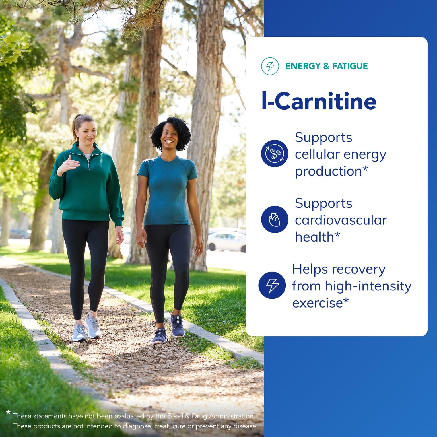 Capsules Pure Encapsulations L-Carnitine dans le flacon, dosage pratique.