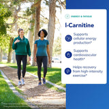 Capsules Pure Encapsulations L-Carnitine dans le flacon, dosage pratique.