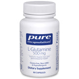 Pure Encapsulations L-Glutamine bouteille: présentation claire pour soutien digestif potentiel.