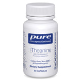 Pure Encapsulations L-Theanine – bouteille de 60 capsules, relaxation sans somnolence.