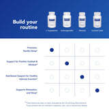 Pure Encapsulations L-Tryptophane – Étiquette extérieure détaillant les mentions de pureté