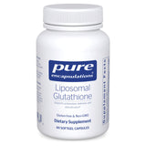 Pure Encapsulations Liposomal Glutathione – bouteille étiquetée, absorption liposomale potentielle