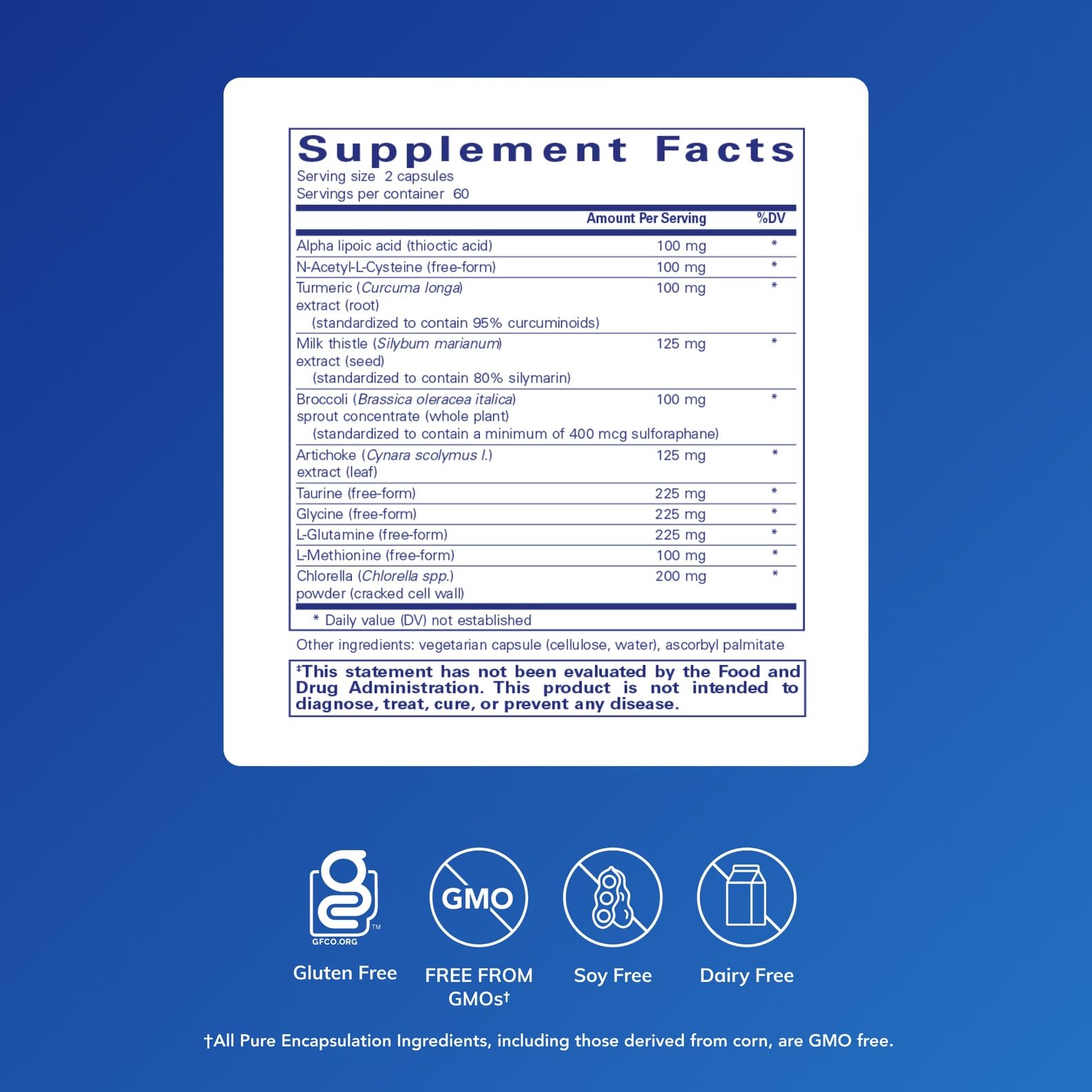 Pure Encapsulations Liver-G.I. Detox: capsules en gros plan, utilisation quotidienne possible