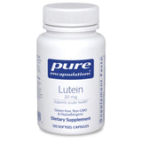 Pure Encapsulations Lutein 20 mg bouteille: soutien visuel quotidien pour la retine