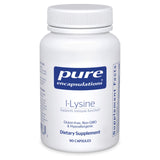 Pure Encapsulations L-Lysine, bouteille; potentiel soutien immunitaire et bien-être quotidien.