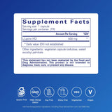 Pure Encapsulations L-Lysine, gélules fines favorisant une prise quotidienne sans allergènes