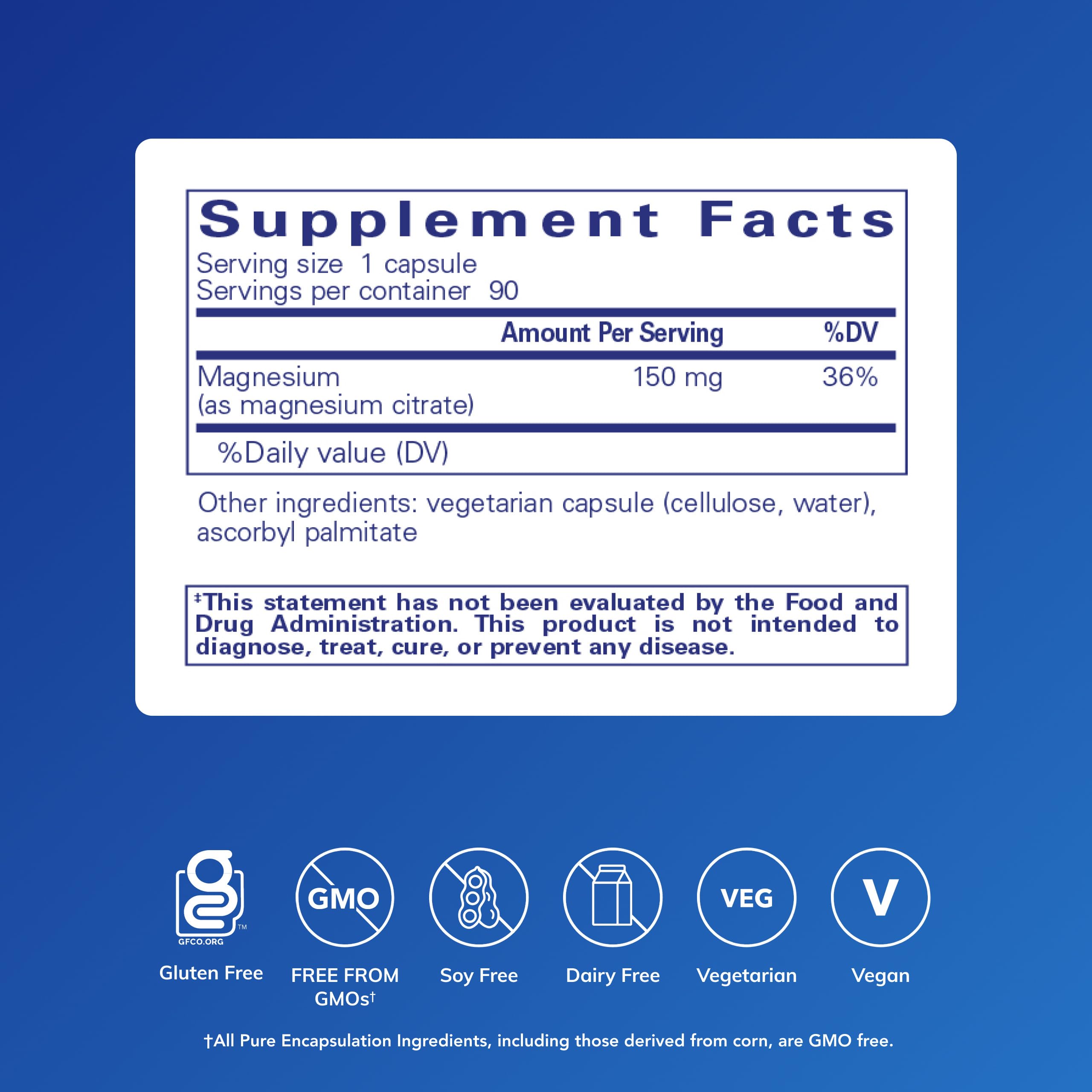 Pure Encapsulations Magnésium Citrate bouteille – présentation pratique pour une utilisation quotidienne.