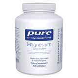 Pure Encapsulations Magnésium Glycinate - bouteille, soutien potentiel sommeil et relaxation.