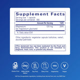 Pure Encapsulations Magnesium Glycinate — capsules faciles à avaler et usage quotidien