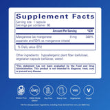 Pure Encapsulations Manganèse: capsules, présentation pratique pour une supplémentation hypoallergénique.