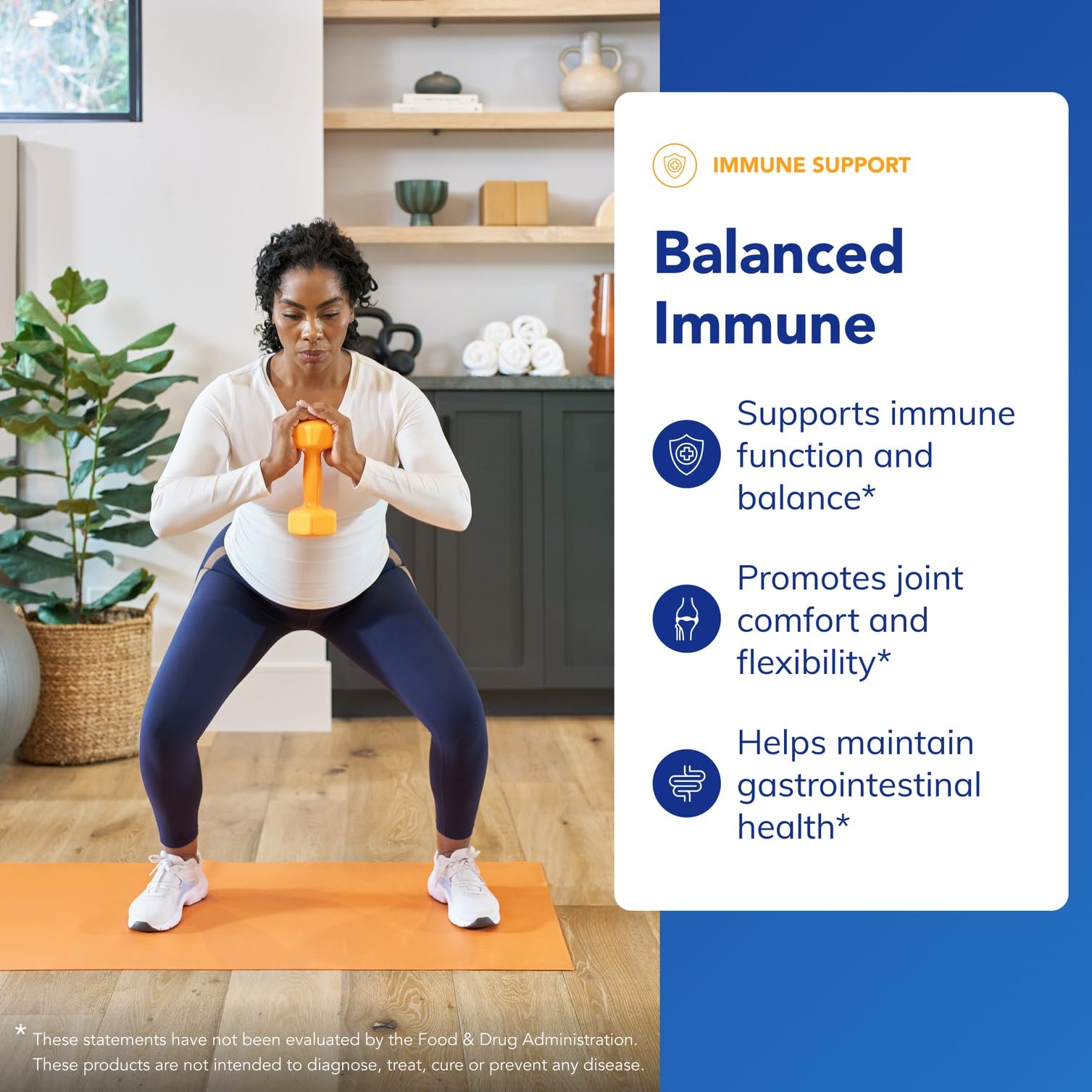 Pure Encapsulations Immunité Équilibre — mélange d'ingrédients favorisant l'équilibre immunitaire.