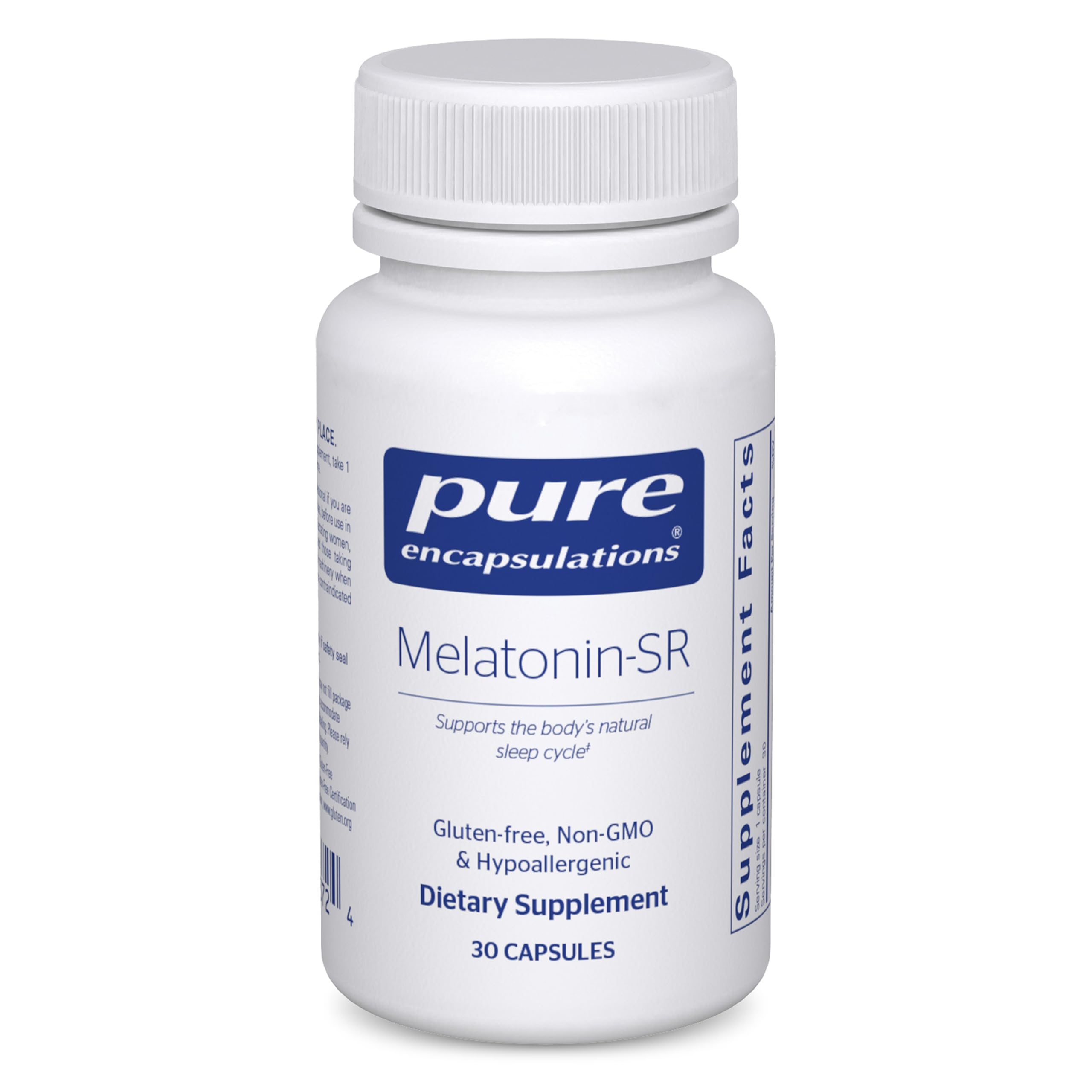 Pure Encapsulations Melatonin-SR - Bouteille: sommeil prolongé et naturel.