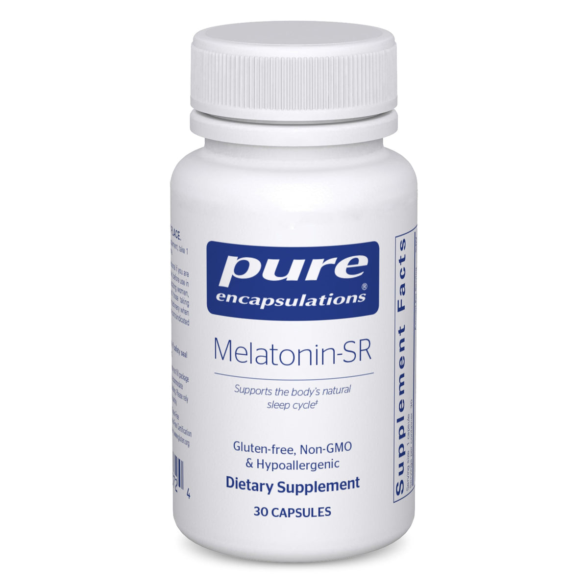 Pure Encapsulations Melatonin-SR - Bouteille: sommeil prolongé et naturel.