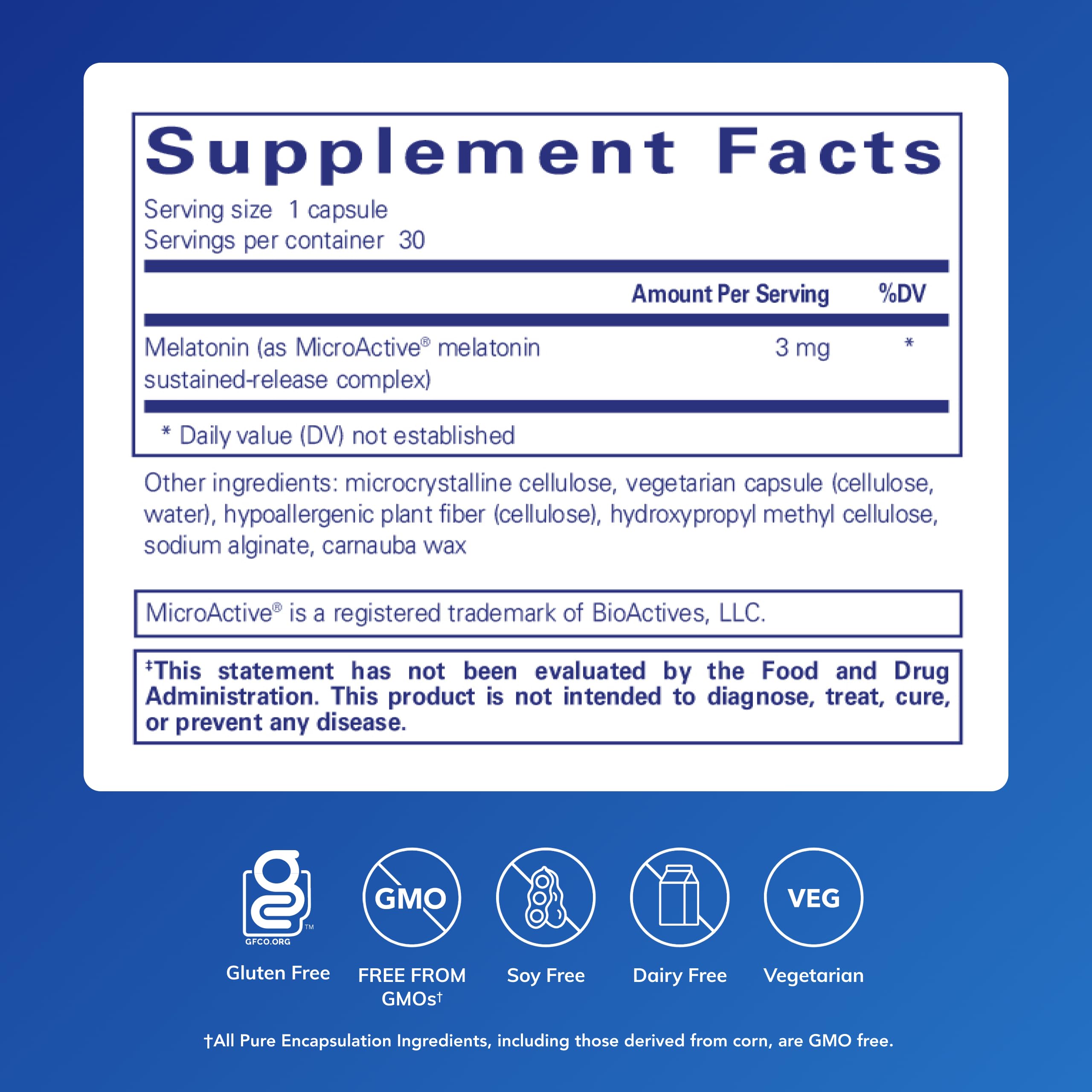 Pure Encapsulations Melatonin-SR - Gelules: sommeil réparateur et libération prolongée.