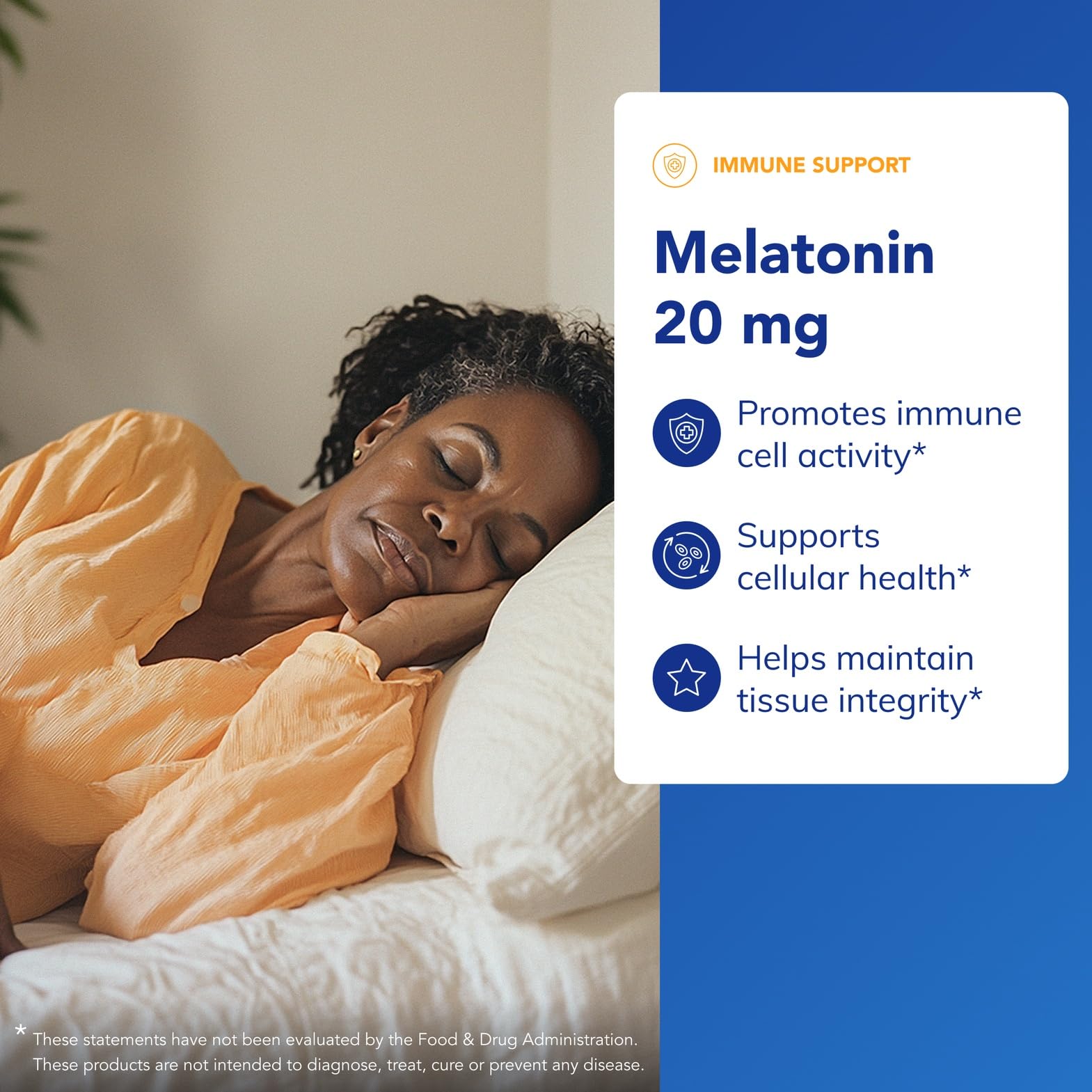 Pure Encapsulations Mélatonine 20 mg – capuchon sécurisé facilitant l’ouverture.