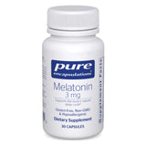 Pure Encapsulations Mélatonine 3 mg — bouteille, soutien naturel au sommeil.