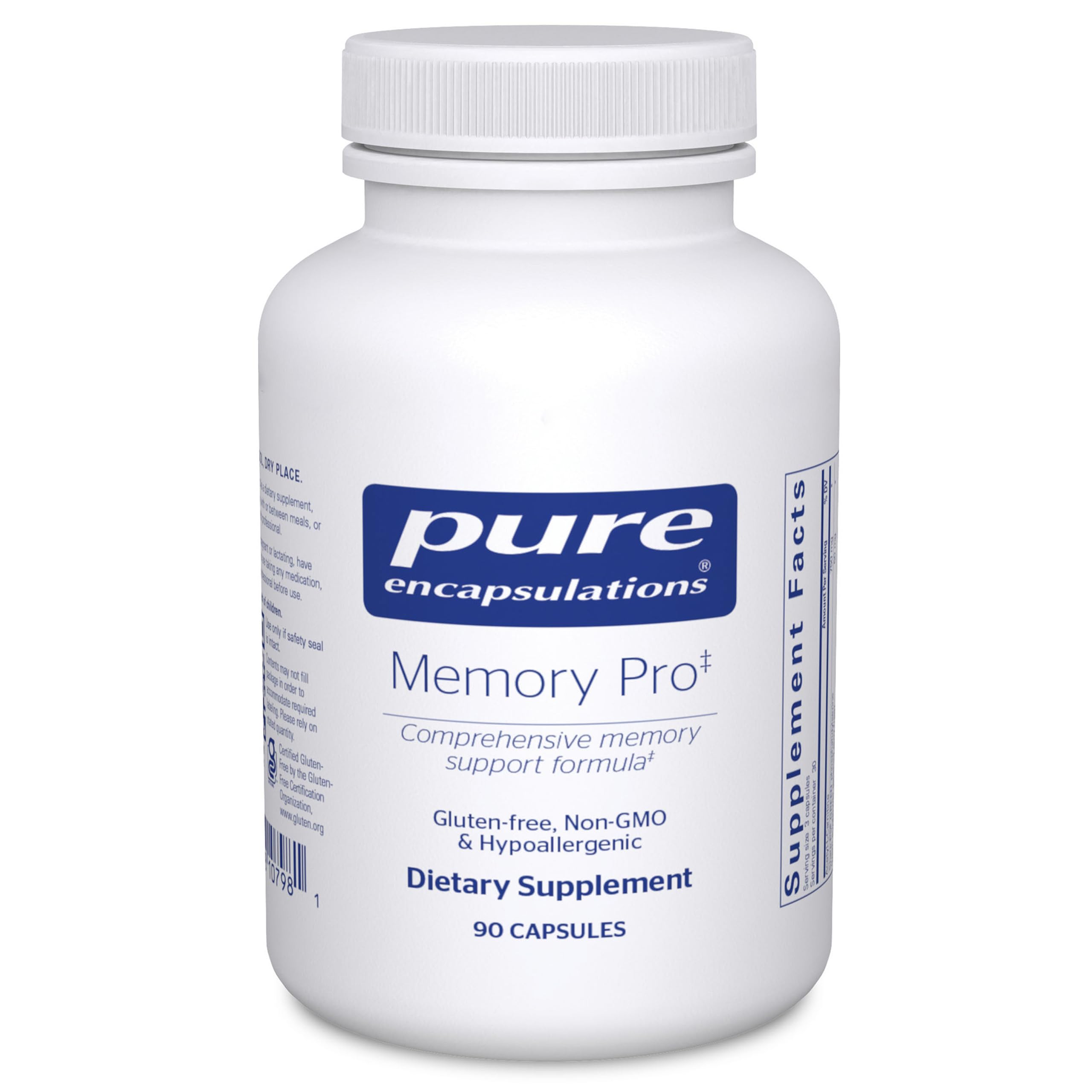 Pure Encapsulations Memory Pro - Bouteille prête à l'emploi pour le soutien cognitif quotidien.