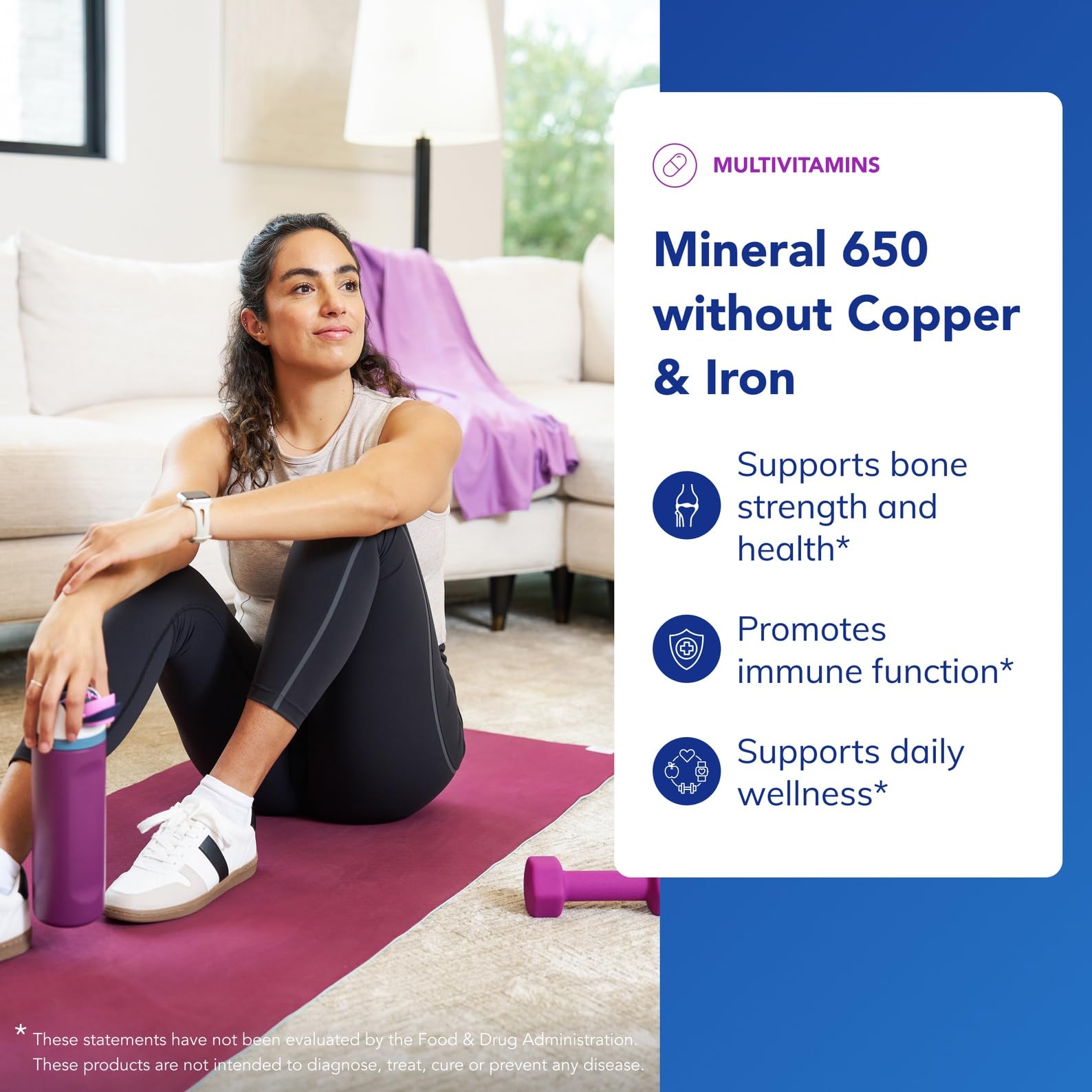 Absorption améliorée évoquée par Mineral 650 grâce à sa formulation équilibrée.