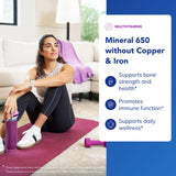 Absorption améliorée évoquée par Mineral 650 grâce à sa formulation équilibrée.